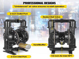 75 GPM Air-Operated Double Diaphragm Pump 2 Inch Inlet And Outlet V952-YBGMBQBY4-50L0001V0