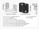 Mechanical Keyless Entry Door Lock, 14 Key Mechanical Door Lock, Mechanical Keypad Door Lock with V952-JXMMSQRSSZMM988L0V0