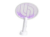 Electric Swatter 2 in 1 Rechargeable 1200mAh 8h Working Purple Lamp Powerful Electric Racket for V1294-YM0901-3113240212211
