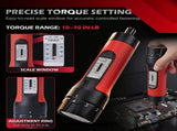 SEDY 64Pcs Torque Screwdriver Set 10-70 in-lb S2 Bits Magnetic Nut Driver Kit V465-84140