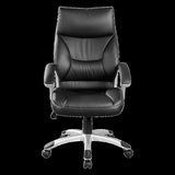 PU Leather Executive Office Chair Ergonomic Swivel Computer Desk Chair in Black V63-774975