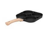 4-Hole Non-Stick Frying Pan, Egg & Pancake Cooking Pan, Induction & Gas Cooker V1263-JX-2986