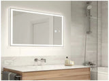 Aurea integrated led plug in wall mirror V178-68915
