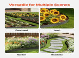 Metal Landscape Edging, 10 Packs 60 in Rust-Resistant Aluminum Alloy Landscape Edging, Bendable V952-LZJSPZ10PCS58DDP1V0