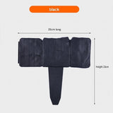 20-pack Black Interlocking Faux Stone Garden Edging Fence - Flexible PVC Flower Bed Border Panel for V888-ELOSUNG56432