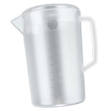 Water Pitcher PC Plastic High Temperature Resistance Frosted Kettle Mix Drinks Water Jug with Scale V1294-YM0706-3118230174811
