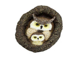 Owl Tree Hugger Outdoor Decor Whimsical Sculpture Garden Statue Yard Art Decoration V1294-YM0901-3111240166611