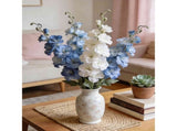 6Pcs Artificial Delphinium Flower, 34.6' Long Silk Flowers Silk Larkspur Flowers Plant Floral Faux V1192-AZ-W-25271