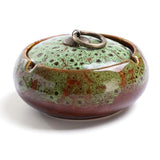 Round Ceramic Ashtray Living Room Anti Fly Ash With Lid Ashtray Cigar Ashtrays Home Decoration V1192-AZ-W-12338