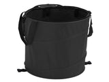 Camping Trash Can with Zippered Lid 24 Gallons Large Capacity Foldable Portable Garden Garbage V1294-YM0901-3111240240811