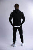HARD HITTERS SLIM FIT TERRY HOODIE BLACK LARGE V697-SLIM-FIT-TERRY-HOODIE-BLACK-LARGE