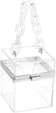 Women Acrylic Clear Clutch Purses Square Evening Handbag Box Purse for Wedding Prom Party, V1258-DP02-C-3239