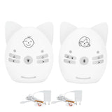 V30 Digital Audio Baby Monitor Portable Alarm Sensitive Wireless Two Way Baby Cry DetectorWhite EU V1294-YM0901-3113210099611
