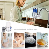 Faucet Drinking Water Filter, Tap-Mounted Water Purifier with M22/M24 Adapter, Kitchen Faucet V1189-LC-LY-00037