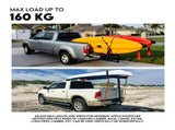 Tow Ladder 2" Tow Bar Hitch Mount Ladder Roof Rack Bar Extension Timber Kayak V379-TOWLADER16
