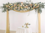 White Nude Artificial Flowers Faux Roses DIY Flower Arrangement Wedding Decorations V1102-130-WHI-15753