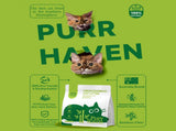 PurrHaven Bamboo Clumping Cat & Kitty Litter, 15kg ,Dust Free,Natural Flusable,Easy to XFPH-CL-BM-GR