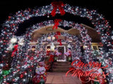 LED White Christmas Lights Outdoor, String Lights Plug in Extendable, 8 Modes Christmas Tree V1107-124-99190-RED-100M1000