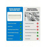 2 mesh shoe laundry bags with 360 &deg soft brush - machine washable travel shoe bag, suitable for all V1370-AZ4-25372