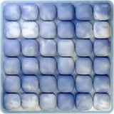 Tie-dye Blue and White Portable 3D Aircell Travel Inflatable Seat Cushion with Built-in Pump 36 V888-ELOSUNG52086