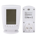Smart Programmable Wireless Remote Thermostat Plug in Socket Heating Cooling Program Temperature V1294-YM0901-H22841EU