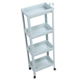 Bathroom Floor Shelf Bathroom Open Shelf Unit Freestanding Corner Rack Shelves V1294-YM0901-3112230061516