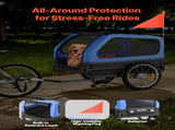 Dog Bike Trailer, Supports up to 40 kg, Pet Cart Bicycle Carrier for Small & Large Dogs, Easy V952-TCSCWZXCTC88AW1LH001V0