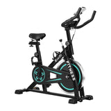 Everfit Spin Bike Exercise Bike 10kg Flywheel Fitness Home Gym 150kg capacity EB-B-SPIN-02-BK