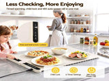 Devanti Food Warming Mat 60 x 38cm Electric Food Warmer With Timer White FWM-6D-WH