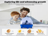 Incubators for Hatching Eggs 8 Egg Incubator with LED Light Temperature Control 360 Degree View V1294-YM0901-H47261AU