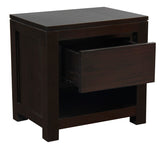 Amsterdam Solid Mahogany Timber 1 Drawer Bedside Table V199-BS001TAC