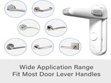 2 Pieces Door lock Door handle locks for childproof & pet-proof Door handle locks for toddlers V1188-NK-BOL-459