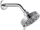 Shower Arm 10 in Bundle with 9 Mode Shower Head, Chrome V1258-DP02-C-566