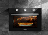 Devanti 60cm Electric Built In Wall Oven Stainless Steel BIO-C-5F-M7B-BK
