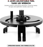 Car Accessory 100-170mm Adjustable 3 Jaw Fuel Tank Lid Wrench Tank Cover Oil Pump Cap Removal Wrench V1263-JX-2844