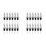 Weighted Stainless Steel Pourers Olive Oil Spout Liquor Bottles Pourers Auto Flip Oil V1366-AZ2-W-15694