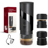 Portable Espresso Machine - Travel Espresso Maker for Both Coffee Ground & Capsules - Battery V1192-AZ-W-7837