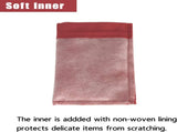50Pcs Burlap Gift Bags 5 x 7 Inch, Red Linen Drawstring Christmas Candy Bags, Jute Sacks Jewelry V1259-DP01-F-110