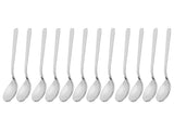 12PCS Silverware Set Stainless Steel Flatware Cutlery Kitchen Utensils for Hotel RestaurantSpoon V1294-YM0721-3118210027312