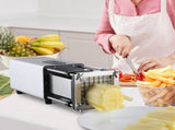 Electric French Fry, Potato Slicer with 1/2-Inch and 3/8-Inch Stainless Steel Blades, Potato V952-SYWSQSTJDD12ZQ9TRV3