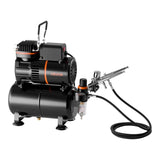 VEVOR Airbrush Kit Air Brush Kit 1/6 HP Air Compressor 3 Airbrushes 3 Tips Tank V952-JCBTZ2G3AGYQKLI8X001V3