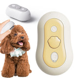 White Yellow Cat Spray Hair Brush 2pcs, Home Use Remove Loose Pet Hair Comb V1221-XM-LB420-GM30