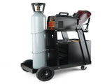 Welding Cart, 2-Tier 4 Drawers Welder Cart with 265 LBS Weight Capacity, Swivel Wheels, Tank Storage V952-ECSTHJTC265LBXFETV0
