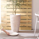 Tall Planter Set of 2 Round Tapered Plant Pots 53 cm for Outdoor Indoor V952-YZXMS21YCDTPKF8OSV0