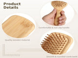 8PCS DIY Wooden Hairbrush Painting Kits, Hand-Painted Hair Brush with Paints, Brushes & Palette, V1369-AZ3-W-08786
