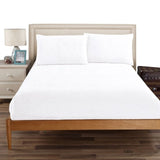 Ramesses Teddy Fleece Fitted Sheet Combo Set White Single V442-KIT-FITTEDSS-TEDDYFLEECE-WHITE-SB