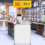 Portable Tradeshow Podium Table, 785 x 380 x 1815 mm, Display Exhibition Counter Stand Booth Fair V952-LSZST20DCSHFJDPZYV0