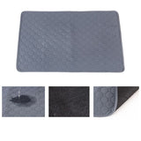 2pcs Grey Bone Print Pet Pad, Size XL V1221-XM-CWD-016