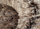 PaWz Pet Bed Cat Dog Donut Nest Calming L Brown Large PT1035-L-BR