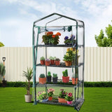 Green Fingers Greenhouse 4 Tiers Mini Green House Garden Bed Planter Box 1.6x0.7x0.5M GH-MINI-4T-TP